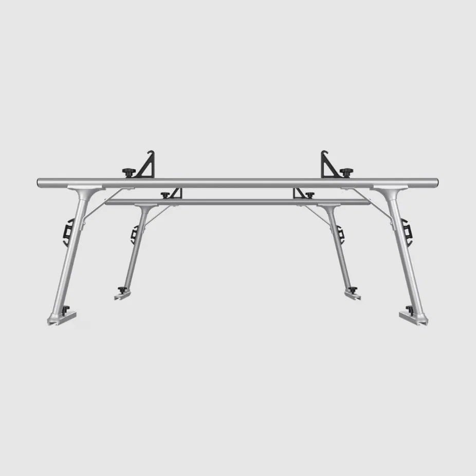 43003XT – TRAC RAC Ladder Rack, 1250 Pound Capacity Bed Rail Mount Multi-Fit Slides Along Base Rails Powder Coated Wi...